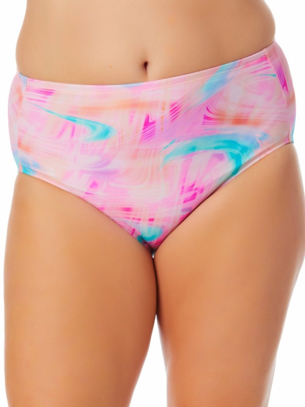 Salt + Cove Plus Size 22/24 Tie-Dyed Swim Bottoms Wave After Wav